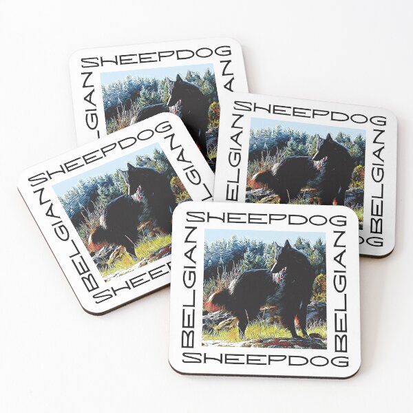 Item preview, Belgian Sheepdog Groenendael Dog Photo to Art Typography designed and sold by arlutai.
