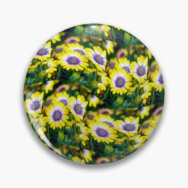 Item preview, Yellow African daisy pattern designed and sold by Patternflower.