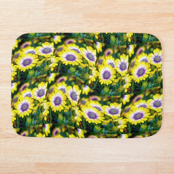 Item preview, Yellow African daisy pattern designed and sold by Patternflower.
