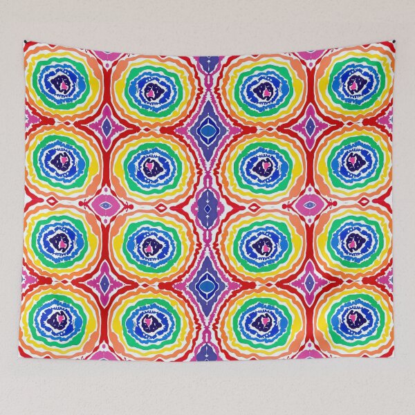 Item preview, Abstract Rainbow Colored Painting designed and sold by Creative-Voyage.