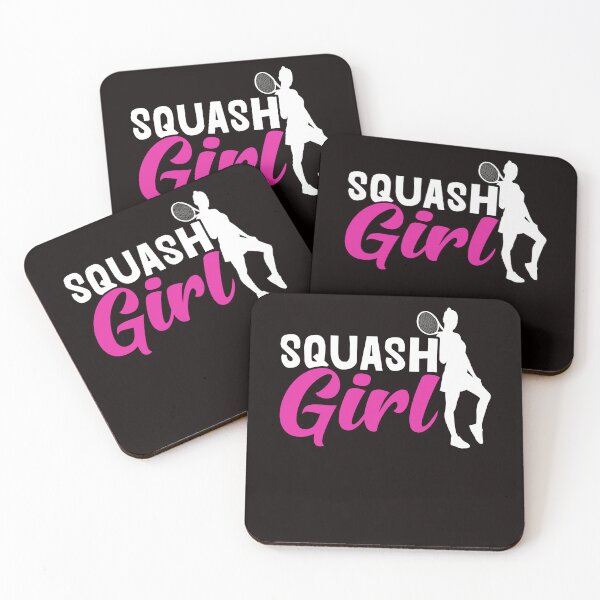 Item preview, Squash Girl Player Ball Sports Indoor Tennis Court Trainer designed and sold by TomGiantDesigns.
