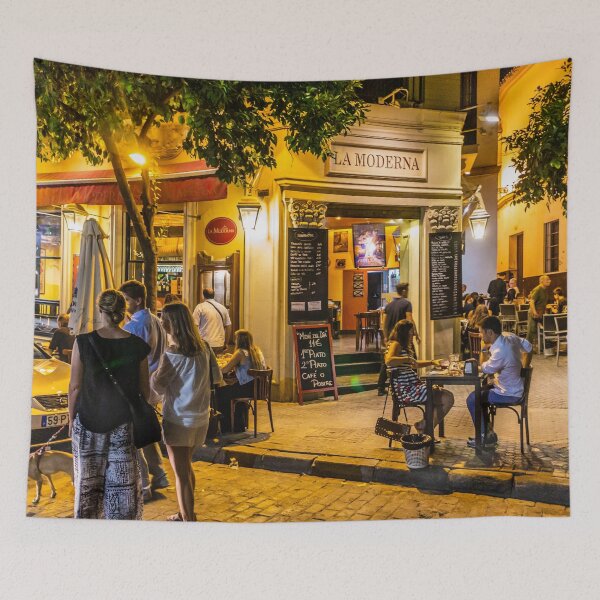 Item preview, Seville, Spain at night designed and sold by Kevin Hellon.