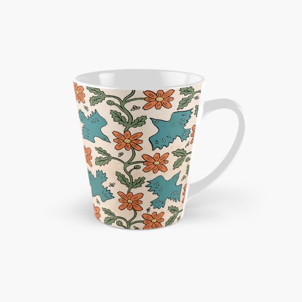 Item preview, Birds and bees — orange on cream designed and sold by tanaudel.