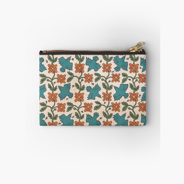 Item preview, Birds and bees — orange on cream designed and sold by tanaudel.