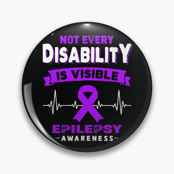 Item preview, Epilepsy Awareness - Not Every Disability Is Visible designed and sold by RidnerStore.
