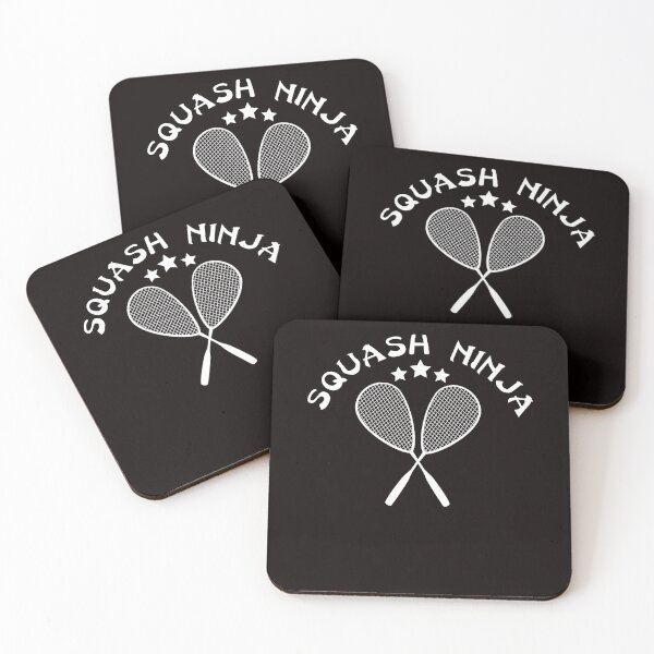 Item preview, Squash Ninja Player Indoor Tennis Court Match Ball Sports designed and sold by TomGiantDesigns.