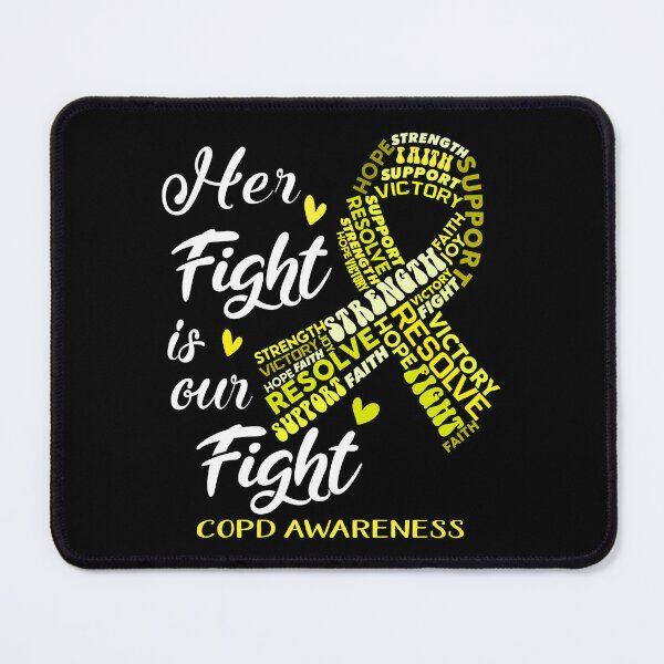 Item preview, COPD Warrior, Her Fight is our Fight COPD Awareness designed and sold by Greggwillard.