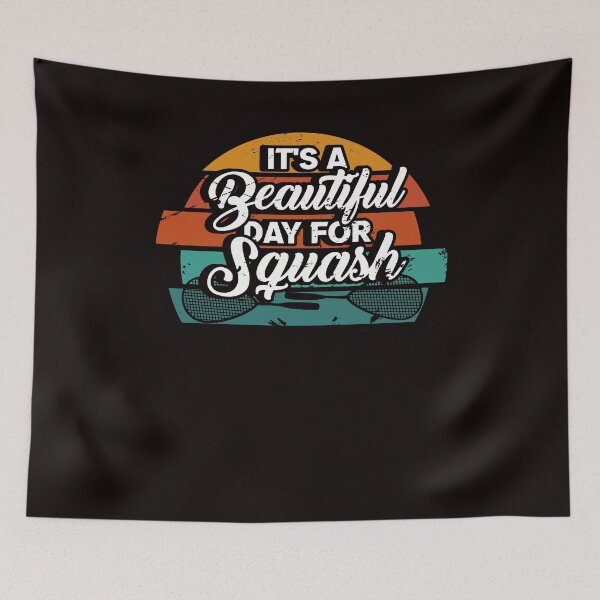 Item preview, Retro Squash Vintage Ball Sports Indoor Tennis Player Court designed and sold by TomGiantDesigns.