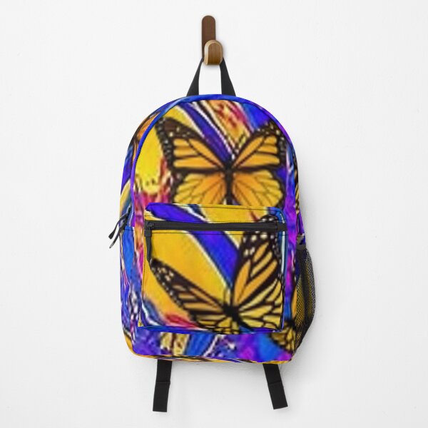 Item preview, MONARCH BUTTERFLIES BLUE ABSTRACT PATTERN designed and sold by sharlesart.