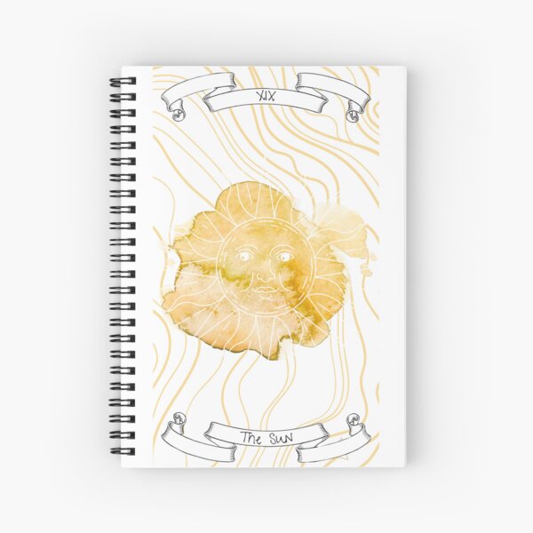 XIX El Sol dorado Tarot Cuaderno de espiral