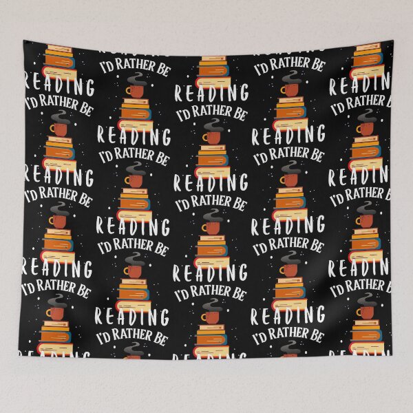 Item preview, I'd Rather Be Reading designed and sold by LadySaltwater.