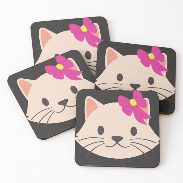 Item preview, Cat face with a bow for a day when you feel smiling. designed and sold by EMIPRINCESS.