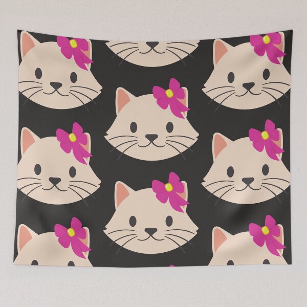 Item preview, Cat face with a bow for a day when you feel smiling. designed and sold by EMIPRINCESS.