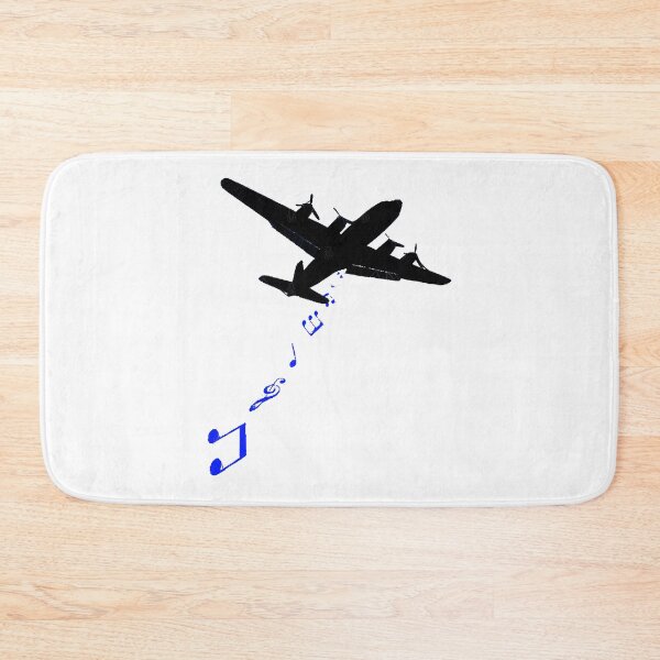 Item preview, Bomber Plane Dropping Music Notes designed and sold by XiskKImich.