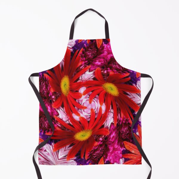 Item preview, Red aster pattern designed and sold by Patternflower.