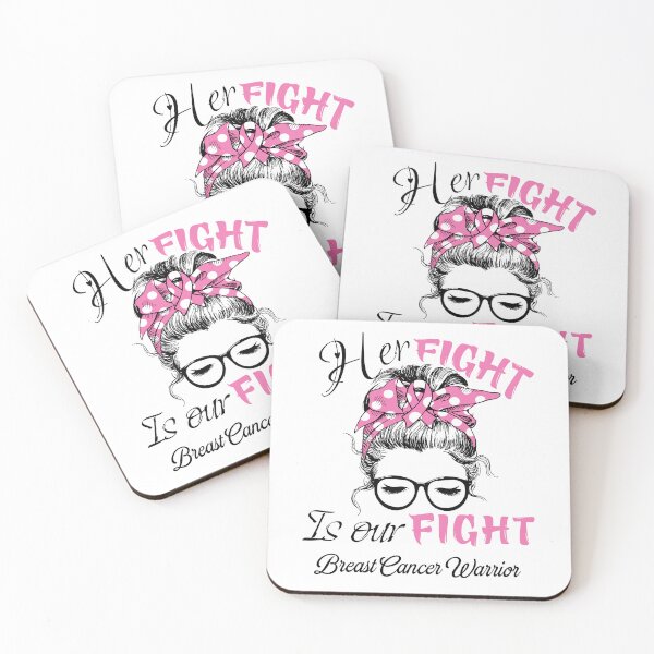 Item preview, Breast Cancer Awareness - Her Fight is Our Fight - Support Breast Cancer Gifts designed and sold by Aaron309.