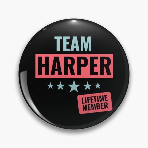 Item preview, team harper lifetime member first name typographic designed and sold by KleverOlivier.