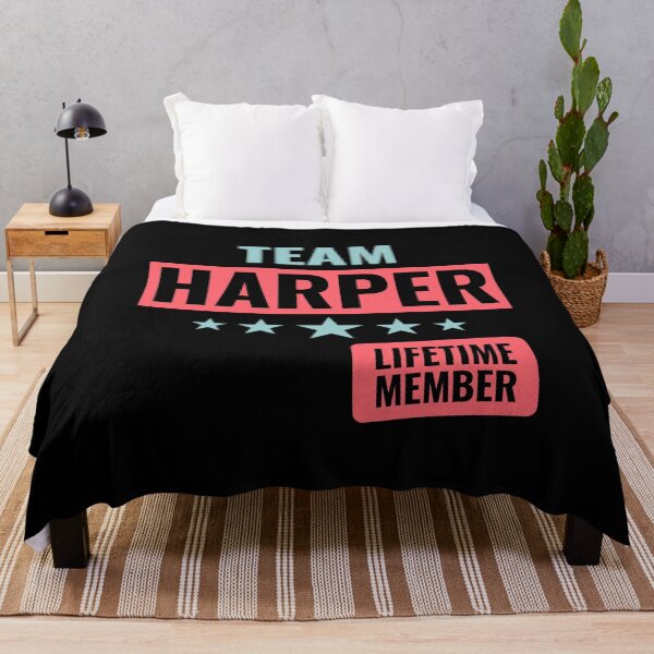 Item preview, team harper lifetime member first name typographic designed and sold by KleverOlivier.