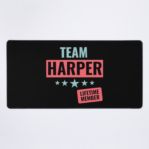 Item preview, team harper lifetime member first name typographic designed and sold by KleverOlivier.
