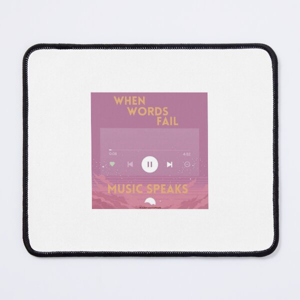 Item preview, When words fail music speaks by William Shakespeare designed and sold by Twin2too.