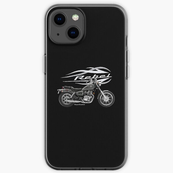 Honda Rebel 250 12 grey, sl iPhone Soft Case
