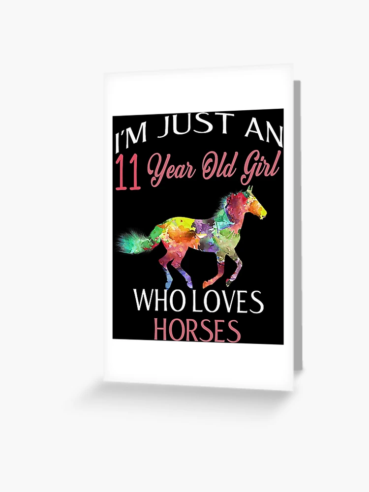 Juste Une Fille De11 ans Qui Aime Les chevaux: Cadeau pour 11 ans fille,  Carnet de notes pour fille qui les chevaux