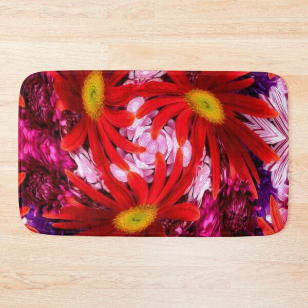 Item preview, Red aster pattern designed and sold by Patternflower.