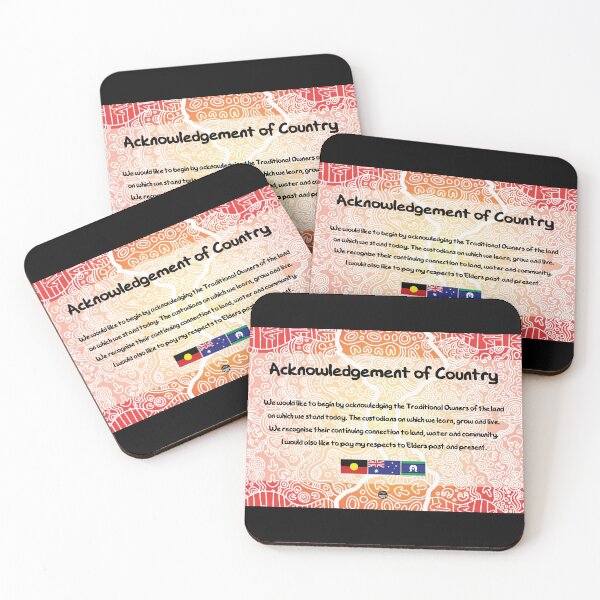 Item preview, Acknowledgement of Country - Authentic Aboriginal Art designed and sold by HogarthArts.