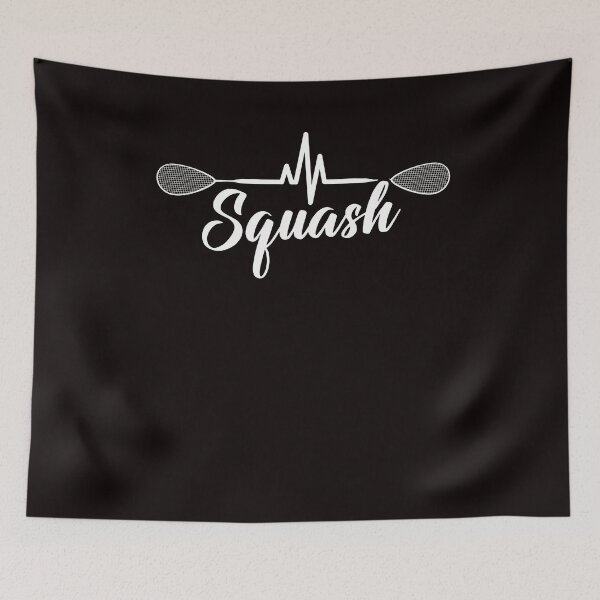 Item preview, Heartbeat Squash Racket Player Ball Sports Indoor Tennis designed and sold by TomGiantDesigns.