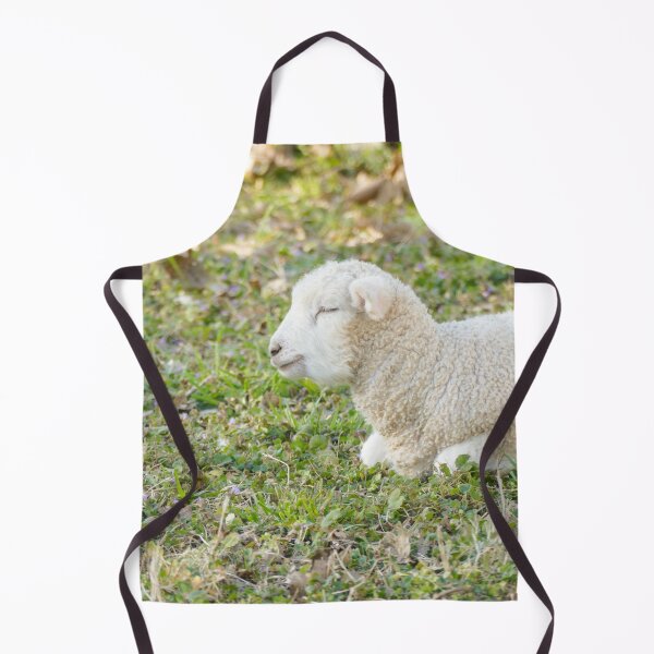 Item preview, Peaceful Sleeping Lamb in Pasture designed and sold by PaulinaS.