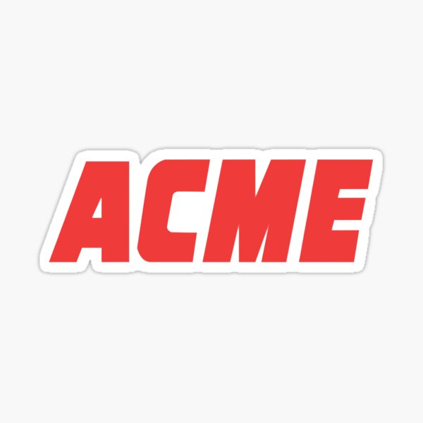 Acme Animation Peg bar Sticker for Sale by Richard Bailey