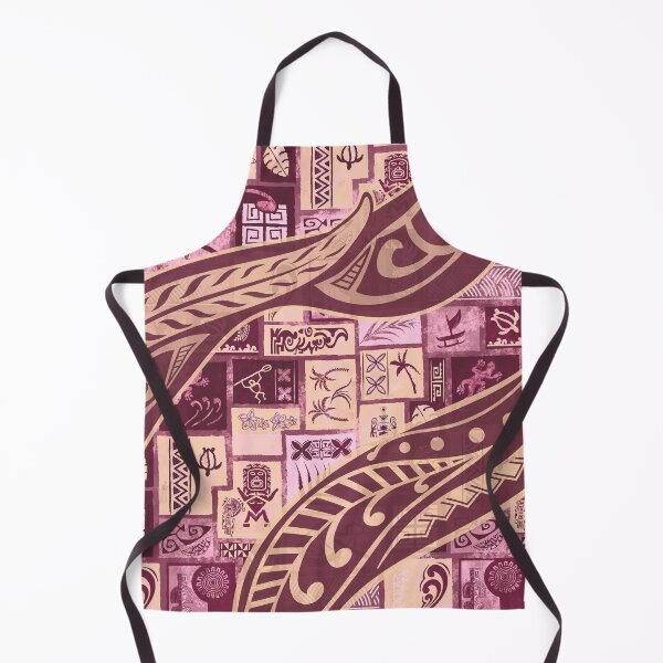 Item preview, Vintage Samoan - Hawaiian Red Painted Tapa Tribal Patchwork 2064 designed and sold by sunnthreads.