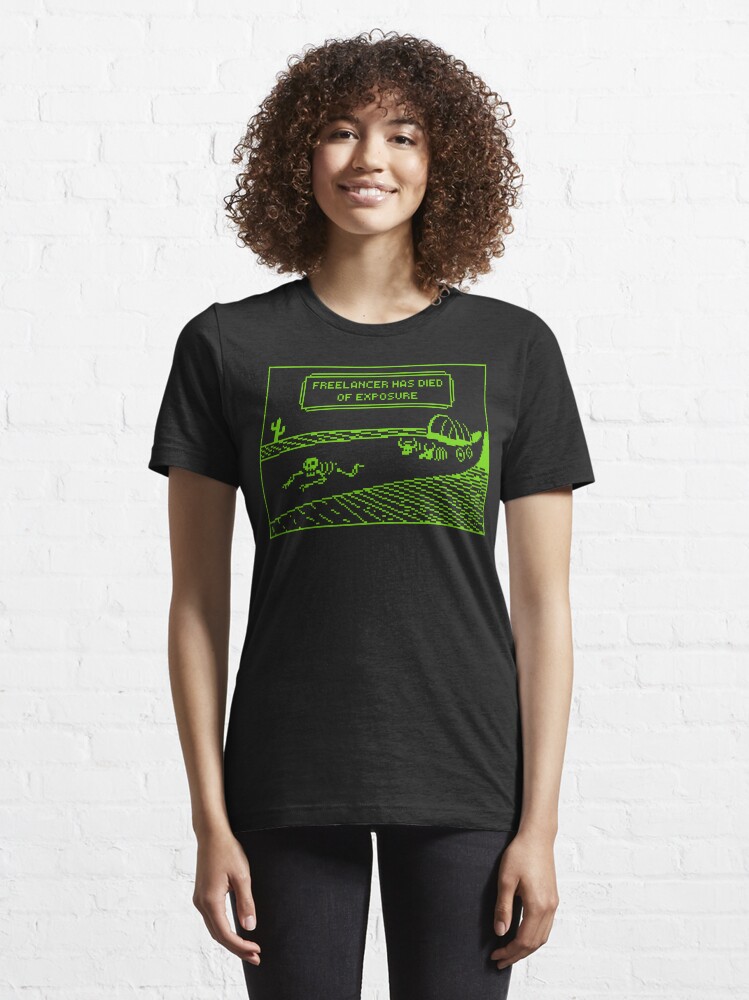 Alternate view of Your Freelancer Has Died of Exposure Essential T-Shirt