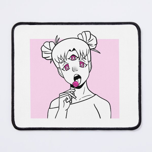 Item preview, Three Eyed Girl with Lollipop designed and sold by BrandyMari.