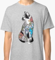 Camiseta clásica Gato en Lotus Tattoo