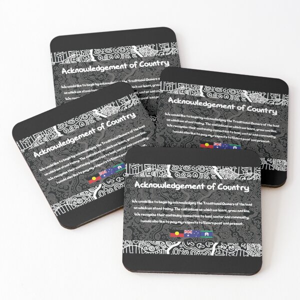 Item preview, Acknowledgement of Country - Authentic Aboriginal Art designed and sold by HogarthArts.