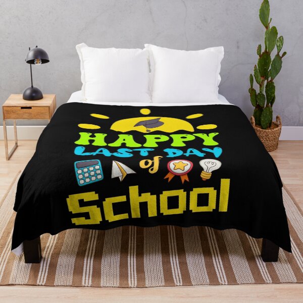 Item preview, Happy Last Day of School ,Teacher Student Graduation Summer Vacation Cool Saying designed and sold by pedrored369.