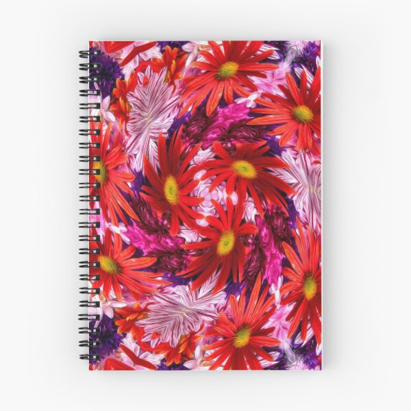 Item preview, Red aster pattern designed and sold by Patternflower.