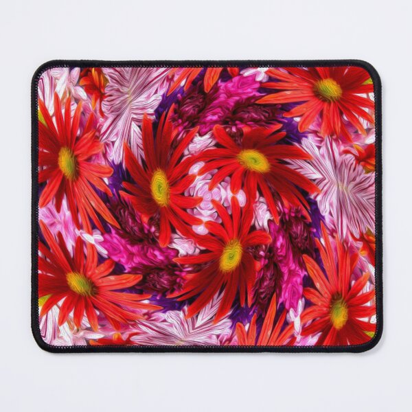 Item preview, Red aster pattern designed and sold by Patternflower.