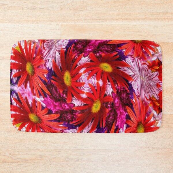 Item preview, Red aster pattern designed and sold by Patternflower.