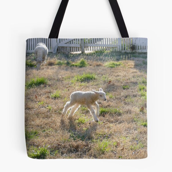 Item preview, Running Lamb in Golden Afternoon Glow designed and sold by PaulinaS.