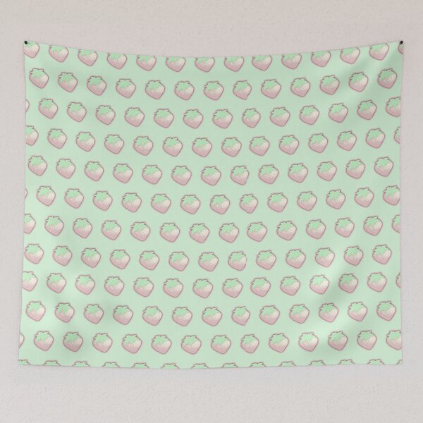 Item preview, Metallic Strawberries Mint Background designed and sold by HoorayDesigns.