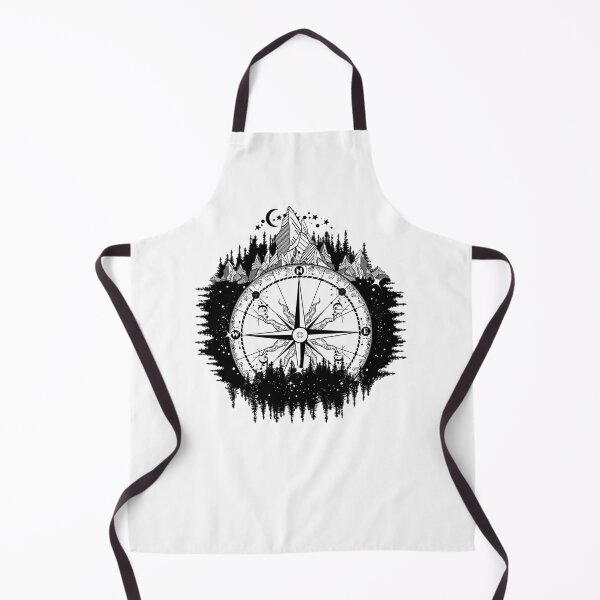 Item preview, Mountain and compass designed and sold by oliveuvmaris.