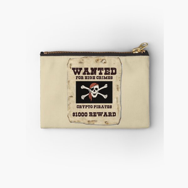 Item preview, Crypto Pirate Wanted Poster designed and sold by GnuArt.