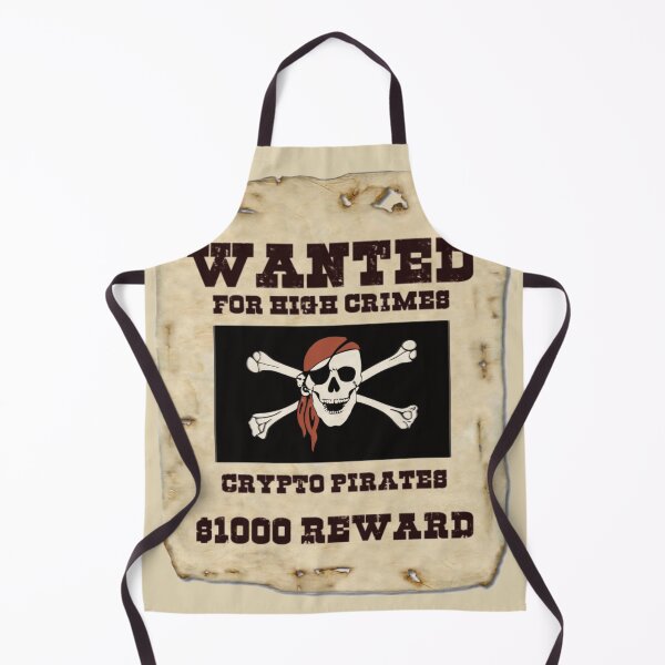 Item preview, Crypto Pirate Wanted Poster designed and sold by GnuArt.