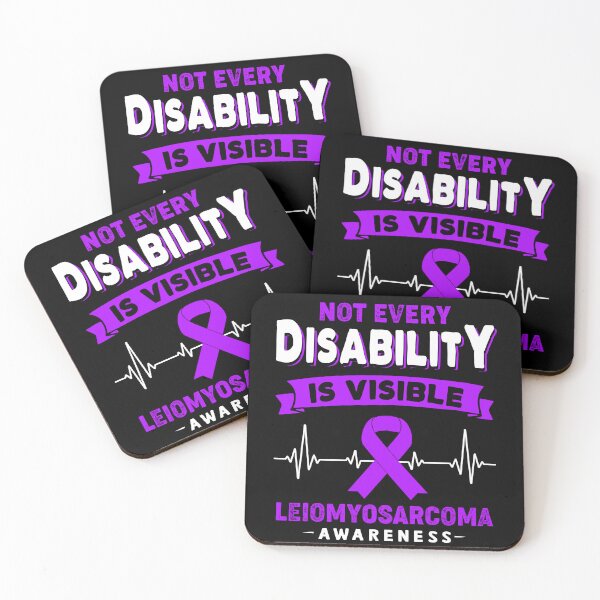 Item preview, Leiomyosarcoma Awareness - Not Every Disability Is Visible designed and sold by RidnerStore.