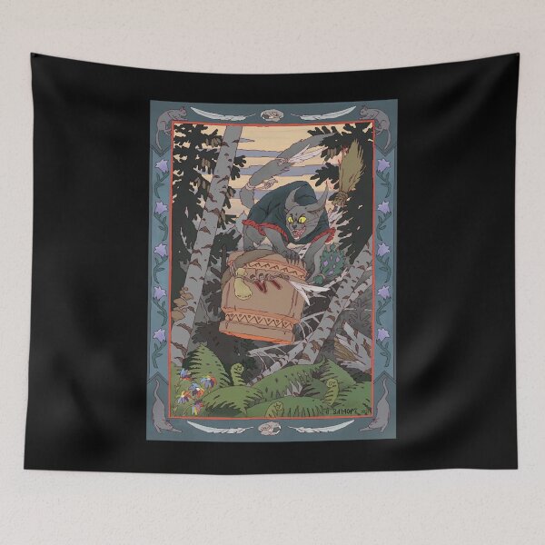 Item preview, Gato Baba Yaga designed and sold by Anita-Biegacki.
