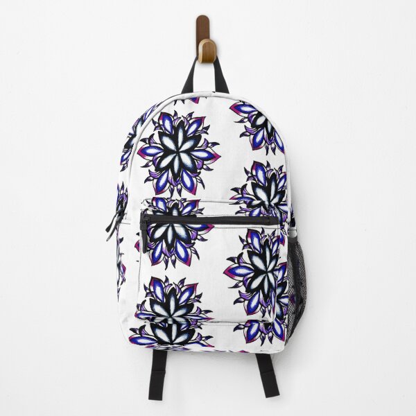 Item preview, Blue floral mandala designed and sold by brandydevoid.