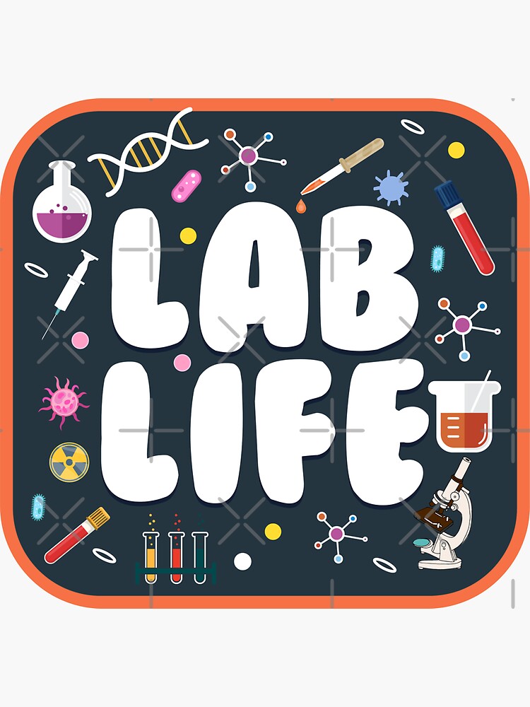 "medical laboratory scientist medical lab technician" Sticker by