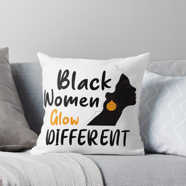 Item preview, Black Women Glow Different Gift lovers Different  designed and sold by qartet.